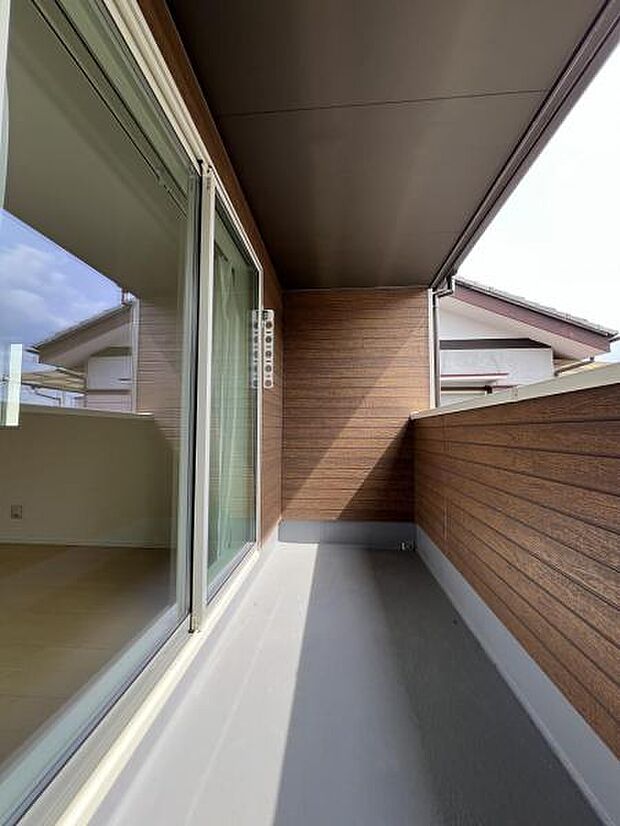 お洗濯ものを気持ち良く太陽の光で干せるのが嬉しいですね。