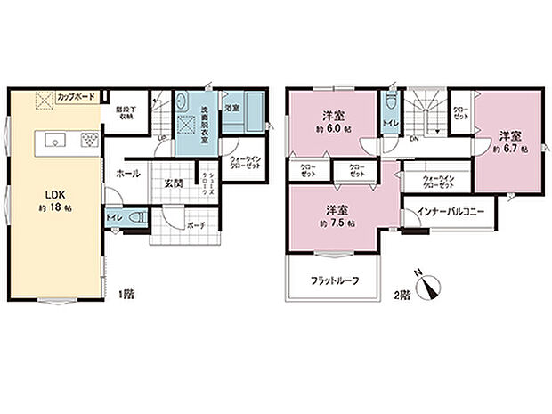 間取図です。図面と異なる場合は現況を優先させていただきます。