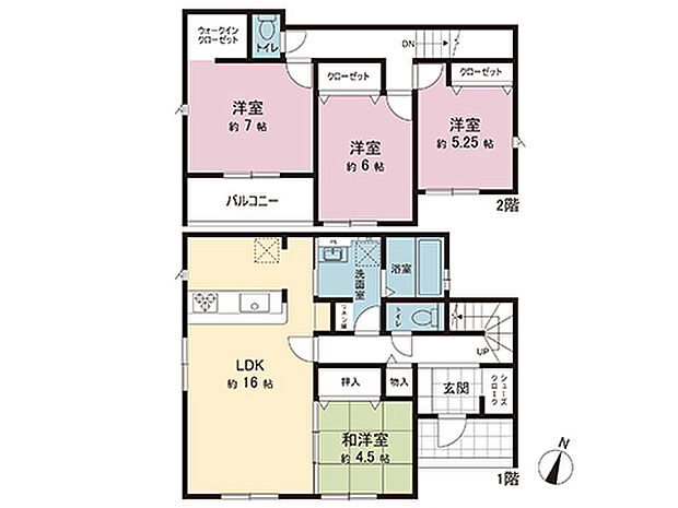 間取図です。図面と異なる場合は現況を優先させていただきます。