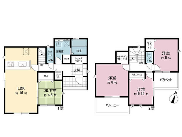 間取図です。図面と異なる場合は現況を優先させていただきます。