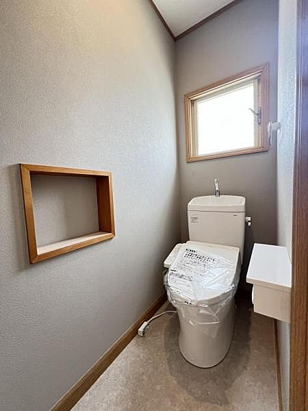 ほっと安らげるトイレ空間です。
