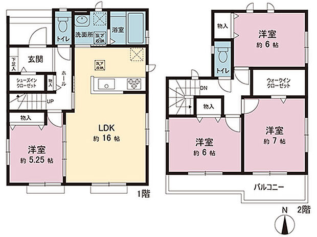 間取図です。図面と異なる場合は現況を優先させていただきます。
