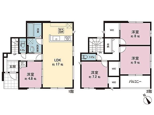 間取図です。図面と異なる場合は現況を優先させていただきます。