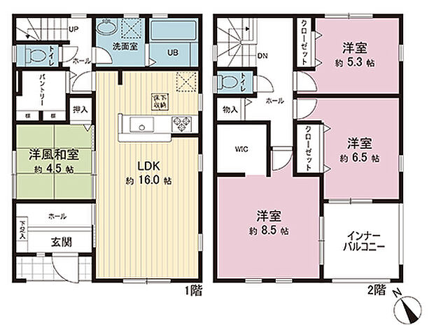 間取図です。図面と異なる場合は現況を優先させていただきます。