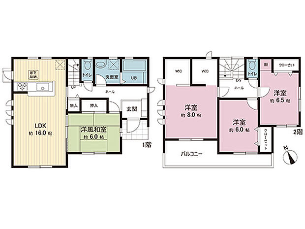 間取図です。図面と異なる場合は現況を優先させていただきます。