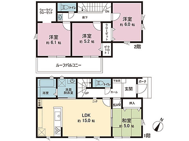 間取図です。図面と異なる場合は現況を優先させていただきます。