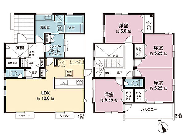 間取りを拡大表示