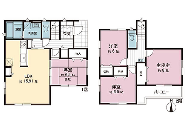 間取図です。図面と異なる場合は現況を優先させていただきます。