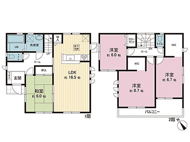 間取図です。図面と異なる場合は現況を優先させていただきます。