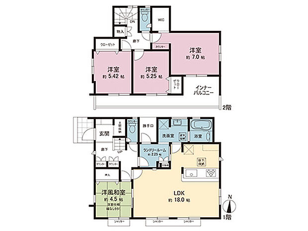 間取図です。図面と異なる場合は現況を優先させていただきます。