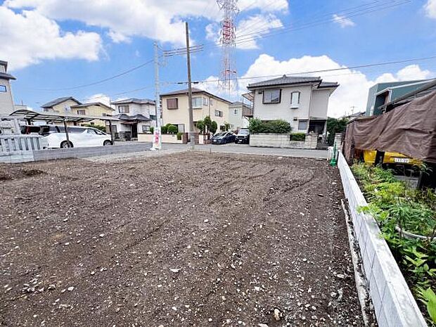 現地から道路側に向いた時の現地写真です。