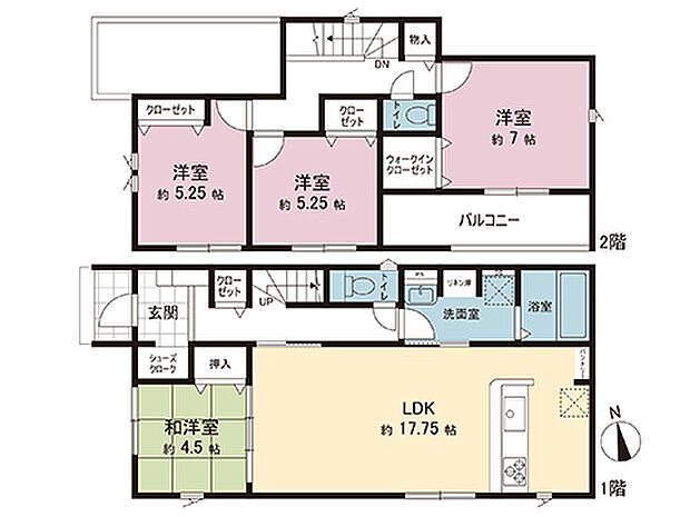 間取図です。図面と異なる場合は現況を優先させていただきます。