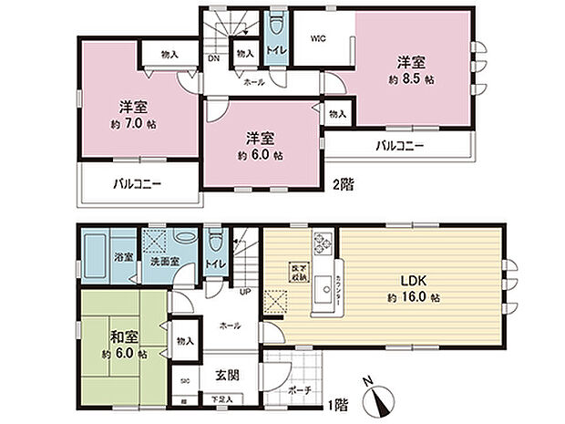 間取図です。図面と異なる場合は現況を優先させていただきます。