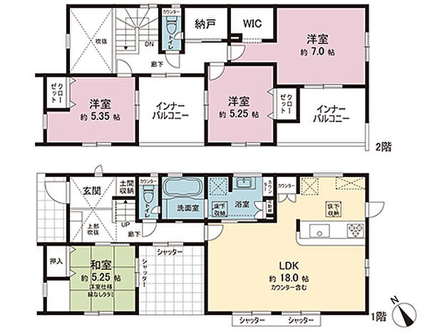 間取図です。図面と異なる場合は現況を優先させていただきます。
