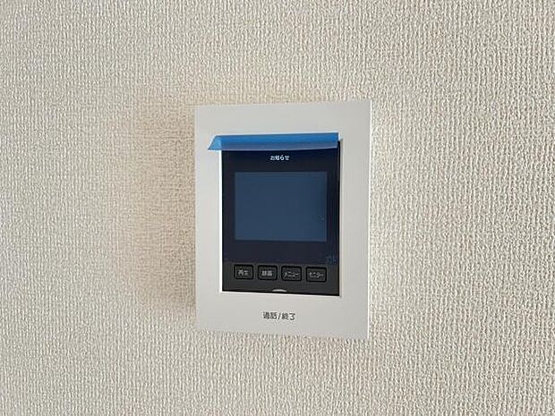 訪問者を確認できるTVモニター付きインターフォンです。