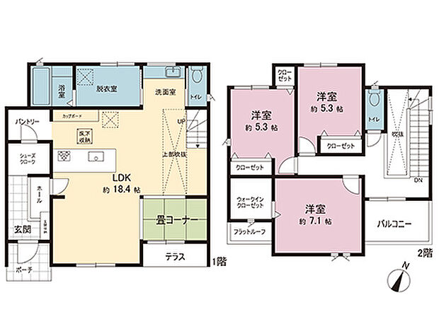 間取図です。図面と異なる場合は現況を優先させていただきます。