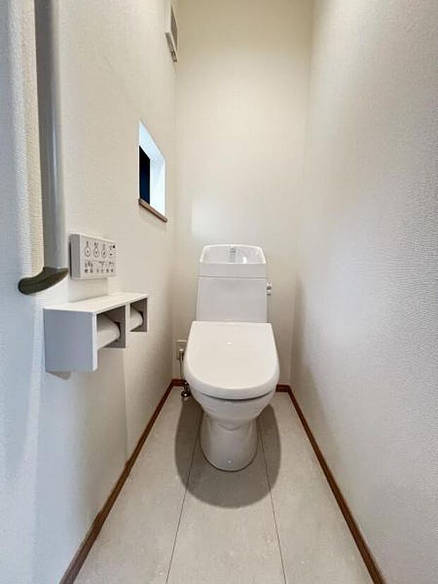 ほっと安らげるトイレ空間です。
