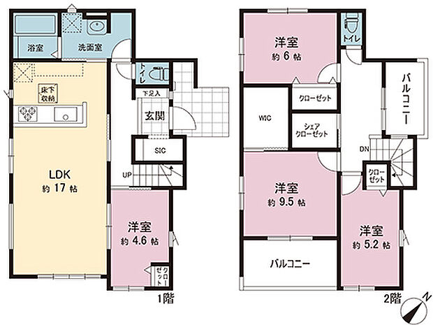 間取図です。図面と異なる場合は現況を優先させていただきます。