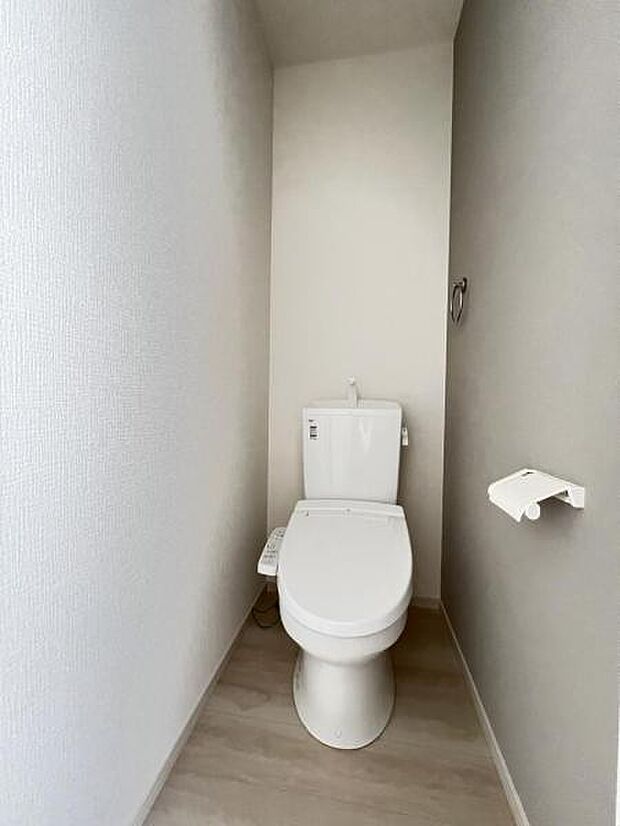 ほっと安らげるトイレ空間です。