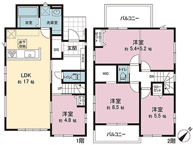 間取図です。図面と異なる場合は現況を優先させていただきます。