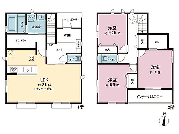 間取図です。図面と異なる場合は現況を優先させていただきます。