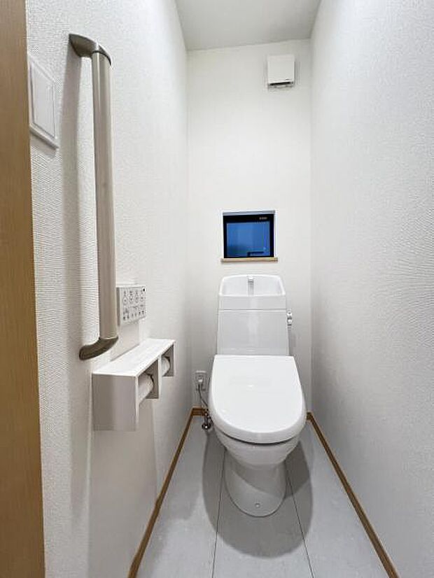 ほっと安らげるトイレ空間です。