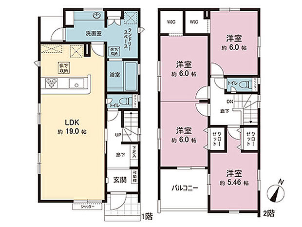 間取図です。図面と異なる場合は現況を優先させていただきます。