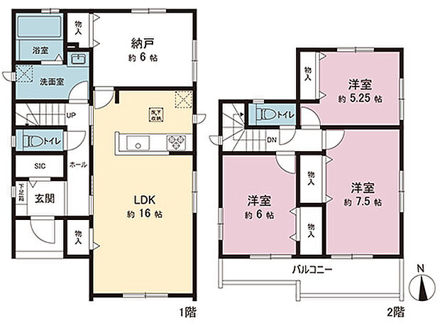 間取図です。図面と異なる場合は現況を優先させていただきます。