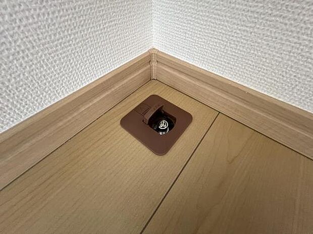 ダイニングにはガスコンセントが付いております。