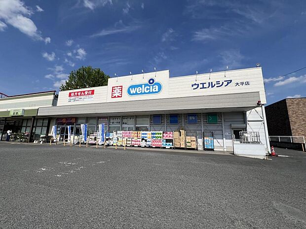 ウエルシア大平店まで約830m（徒歩11分）