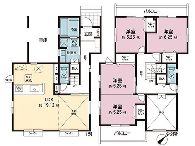 間取図です。図面と異なる場合は現況を優先させていただきます。