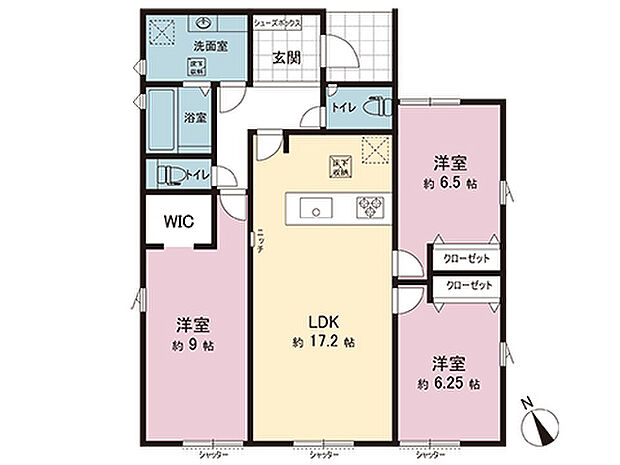 間取図です。図面と異なる場合は現況を優先させていただきます。