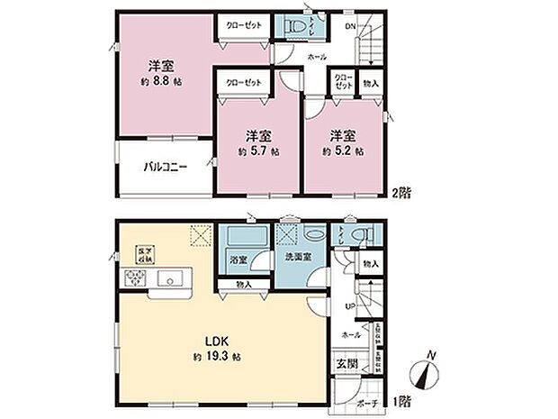間取図です。図面と異なる場合は現況を優先させていただきます。