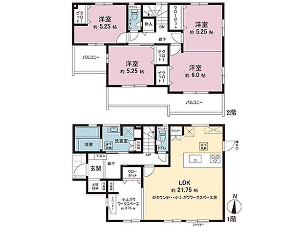 間取図です。図面と異なる場合は現況を優先させていただきます。