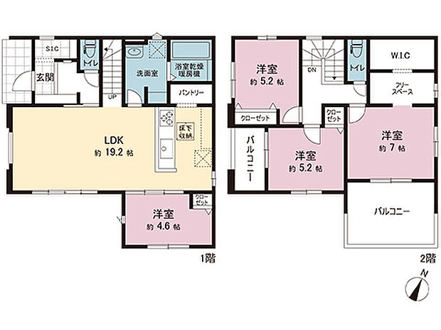 間取図です。図面と異なる場合は現況を優先させていただきます。