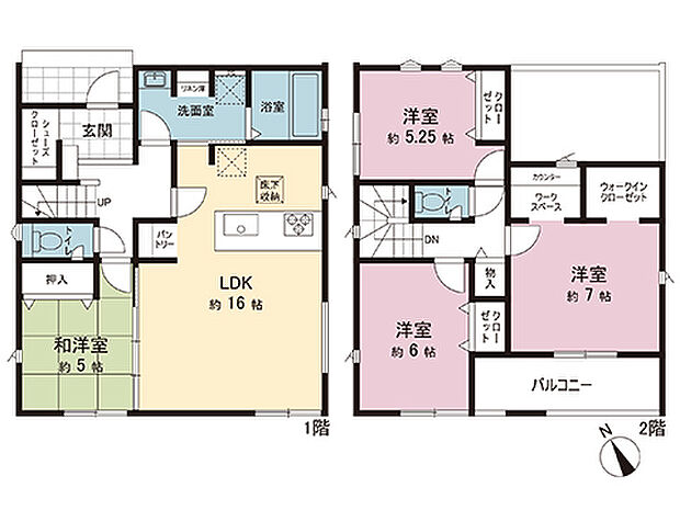 間取図です。図面と異なる場合は現況を優先させていただきます。