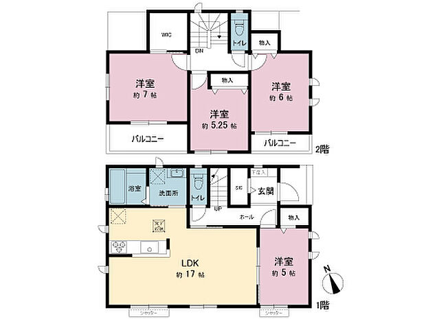 間取図です。図面と異なる場合は現況を優先させていただきます。