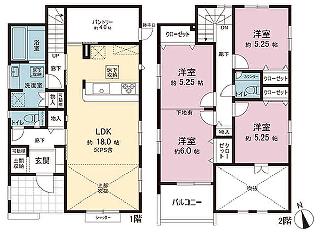 間取図です。図面と異なる場合は現況を優先させていただきます。