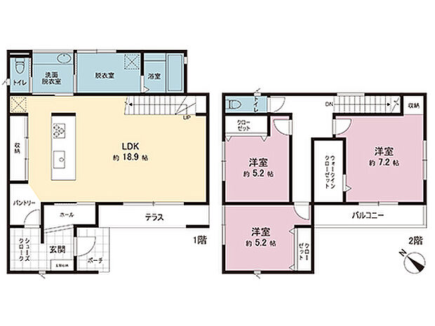 間取図です。図面と異なる場合は現況を優先させていただきます。