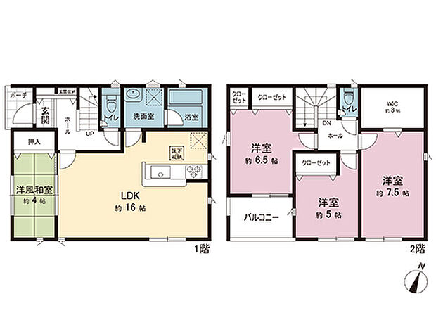 間取図です。図面と異なる場合は現況を優先させていただきます。