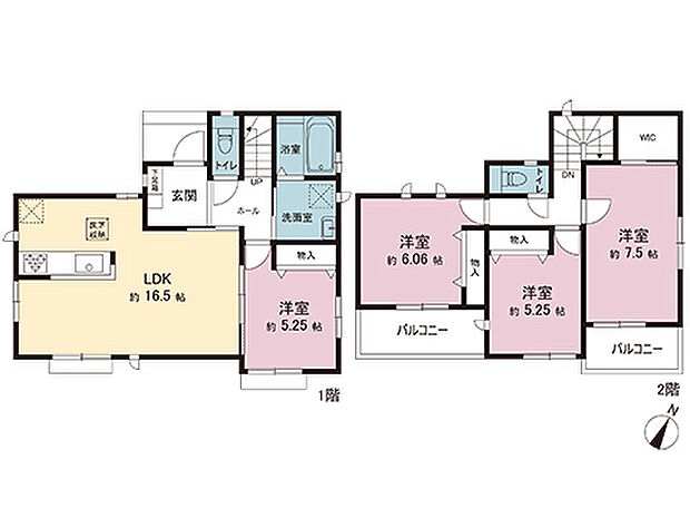 間取図です。図面と異なる場合は現況を優先させていただきます。