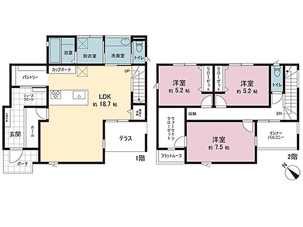 間取図です。図面と異なる場合は現況を優先させていただきます。