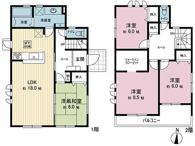 間取図です。図面と異なる場合は現況を優先させていただきます。
