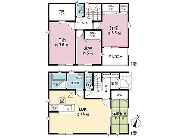 間取図です。図面と異なる場合は現況を優先させていただきます。