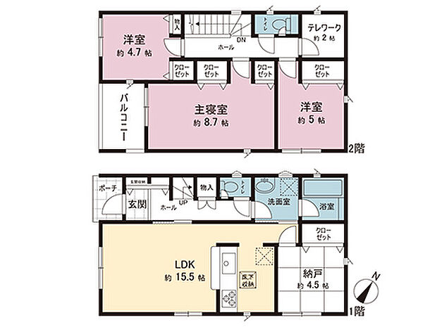 間取図です。図面と異なる場合は現況を優先させていただきます。