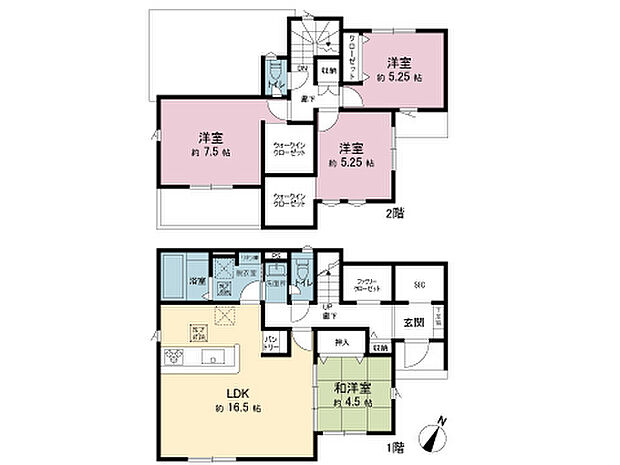 間取図です。図面と異なる場合は現況を優先させていただきます。
