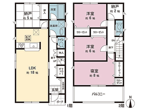 間取図です。図面と異なる場合は現況を優先させていただきます。