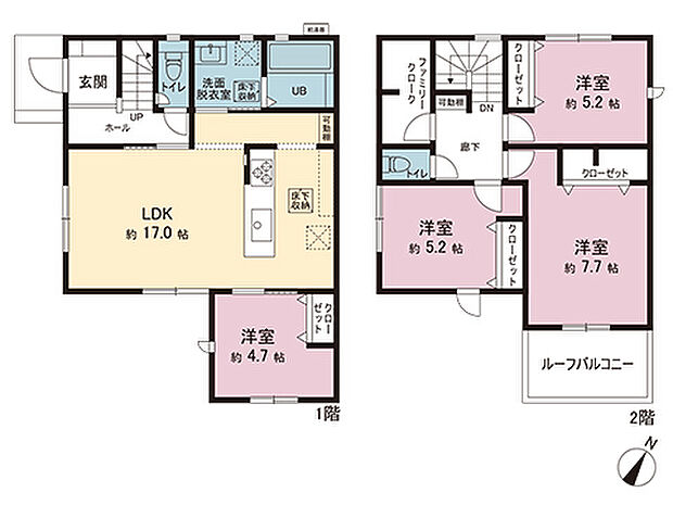 間取図です。図面と異なる場合は現況を優先させていただきます。