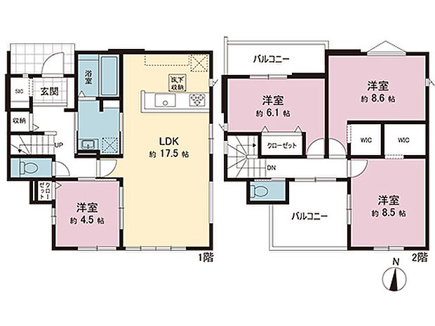 間取図です。図面と異なる場合は現況を優先させていただきます。
