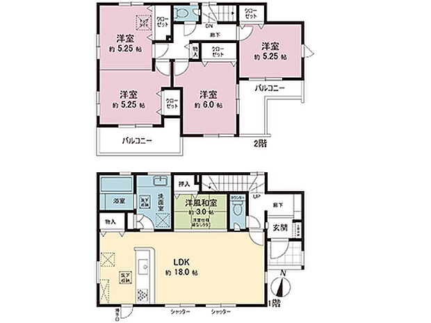 間取図です。図面と異なる場合は現況を優先させていただきます。